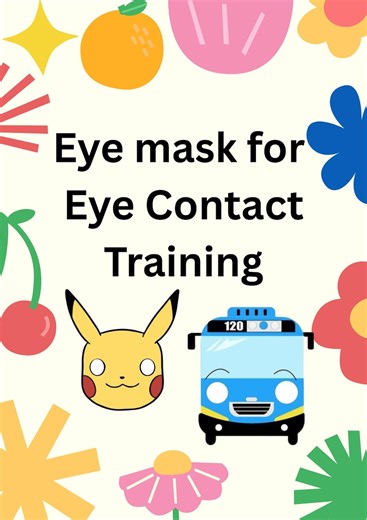 Printable Eye Contact Training Mask - ABA Therapy Visual Aid - Autism Social Skills Activity - Instant Digital Download - DIY Therapy Tool - Etsy Australia
