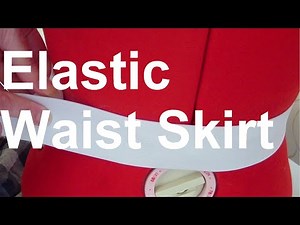 How to Sew Simple Elastic Waist Skirt. Kids Summer Skirts