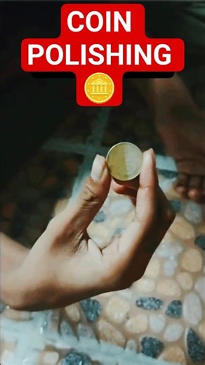 OLD ₹5 Coin polishing at home #shorts #polishing
