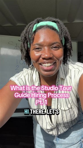 Studio Tour Guide Hiring Process Overview - Part 1