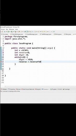 Reverse number in Java
