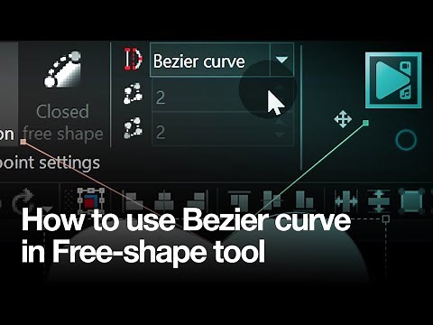 How to draw shapes using Bezier curves in VSDC (Free)