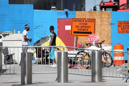 De Blasio: Homeless encampments are 'very, very rare' in NYC