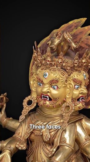 Fierce in appearance, born from compassion. Do you know who this deity is? 🤔