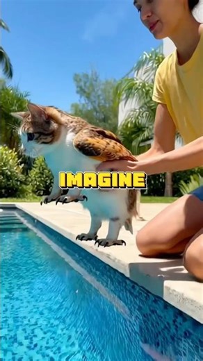 Imagine your meowl is really hot… Which pool would you take it to? 🏖️🐱