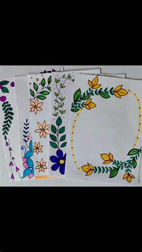 Easy and beautiful border designs