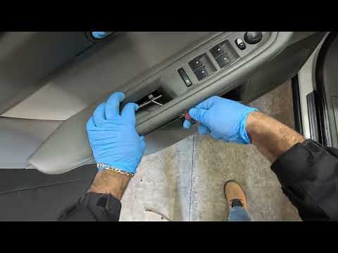 2007-2016 GMC Acadia How to remove driver side window control switch