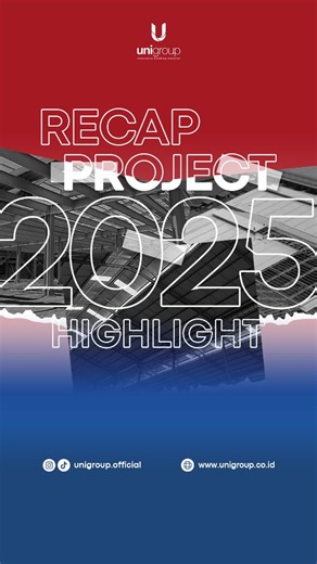 UNIGROUP on Instagram: "2025 bukan tahun biasa bagi kami. Ini tahun pembuktian. Dari proyek ke proyek, dari gudang, pabrik, warehouse, sampai struktur udara modern — kami melihat langsung satu hal yang sama: bangunan harus lebih efisien, lebih cepat, dan lebih siap untuk masa depan. PEB STEEL membuat semuanya menjadi lebih cepat dan kuat. UNIROOF & UNIXROOF menjaga atap tetap kuat dan tahan cuaca. UNIXFOAM & UNICELL menurunkan panas dan bising secara nyata. UniAirdome membuka cara baru membangun