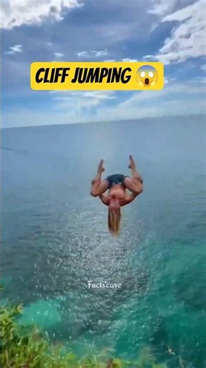 Why doesn't jumping off a cliff hurt? #shorts