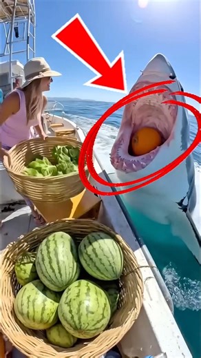 Hair Feeds a Shark in Roblox Brookhaven