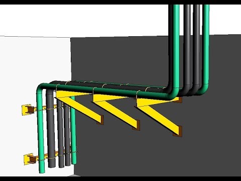 3D Tutorial For Beginners/Students - Creating a Wall Pipe Support Using Bentley Microstation /OPM