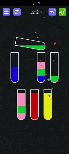 water sort Puzzle Level 12#games #viral #puzzlegame