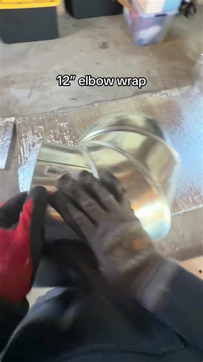Easy 12” HVAC Elbow Wrap Tutorial