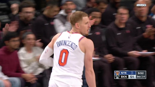 New York Knicks with a 11-0 Run vs. Brooklyn Nets