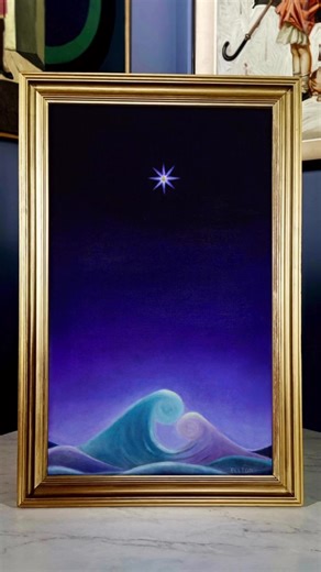 Agnes Pelton’s Purple Star Icon, featured in the May 15th American Art Signature Auction, emerges as an exceptional piece among her rare transcendental abstractions. Only four of her Desert Transcendental paintings – her most iconic and sought-after works – have graced the auction block in the last 29 years, and this larger and pristine variant of her historicized Purple Star Icon was until now known only through archival records. American Art Signature® Auction | May 15 | Lot #67084 #heritageau