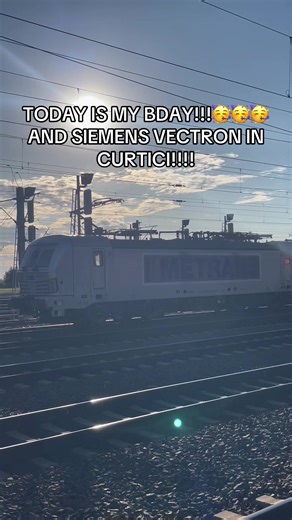 Celebrating My Birthday with Siemens Vectron Trains