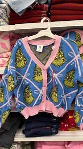 💚 The PERFECT cardigan for Grinch fans & it’s on SALE online for $28 (normally $35)! Cozy knit, button-down front, and that iconic Grinch design - so fun for the holidays! 🎅🏻 Link in my bio to shop #Target #TargetRun #TargetFinds #thegrinch #christmas2025 | Target Gems