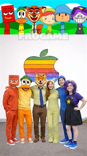 Sprunki Color Match Puzzle Challenge | Rectangle x Pato x Pocoyo x Nina