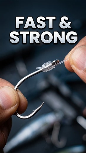 The Strongest Snell Knot You Need to Know 🎣 #fishing #diy