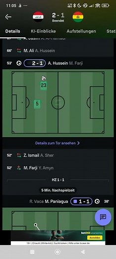 FIFA World Cup Qualification Inter-Confederation Iraq vs. Bolivia 2:1