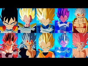 Vegeta All Best Forms Remake (70+ Transformations) - Dragon Ball Sparking! Zero