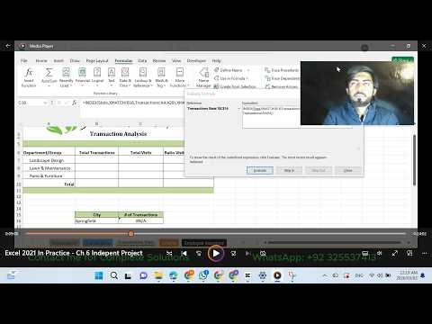 Excel 2021 In Practice - Ch 6 Independent Project 6-5 | Excel 2024 & 365 Chapter 6-5 Week 6 Mac