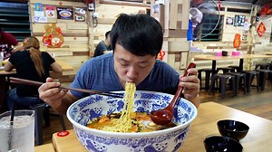 I was in Chew Jetty, a fishing village located in George Town Malaysian and found a giant bowl of seafood ramen noodles...challenge accepted. | Strictly Dumpling
