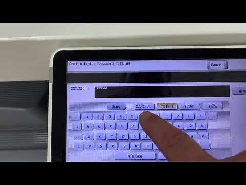 Reset hasła admin i menu serwisowe MINOLTA c224e C284e C364e C454e C554e TRIP & TIPS