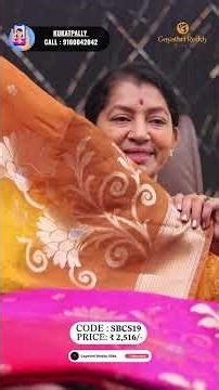 Banaras Semi Chiniya SAREES | GRS | #GayathriReddy |