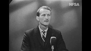 This clip is from an incomplete episode of Reg Grundy's Wheel of Fortune (1959–62), another early TV game show that had its origins in radio. The show featured contestants who had to spin a wheel to determine their prizes. This clip features some awkward banter from Grundy when the male, unmarried contestant wins some cosmetics. Wheel of Fortune was the first TV game show that Grundy produced and it's obvious he was still finding his feet in the new broadcast medium as it's a far cry from the sl