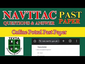 NAVTTC Online Test Questions and Asnwers | Past Paper