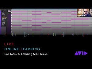 Avid Online Learning — Pro Tools: 5 Amazing MIDI Tricks