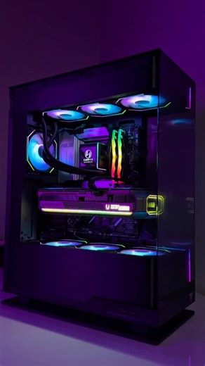 Zotac Gaming GeForce RTX 5080 AMP Extreme Infinity graphics card inside the black Phanteks Evolv X2 Case ▪️ @zotac_usa #pcgamer #rtx5080 #pcbuild #tech #gamingcommunity | VRLA Tech, LLC.