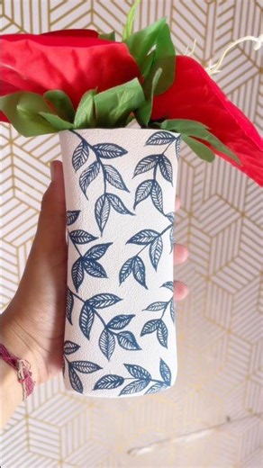 DIY beautiful flower wase 🫰❤️✨| #diy #craft #youtubeshort