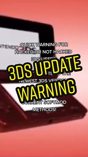If you already have CFW installed, this shouldn't break it as Luma3DS still works but all method of modding the 3DS are now gone. If you haven't modded your 3DS but want to, please wait. #nintendo #3ds #nintendo3ds #gaming #3dshomebrew #homebrew #hacks #3dshacking #gamingfacts