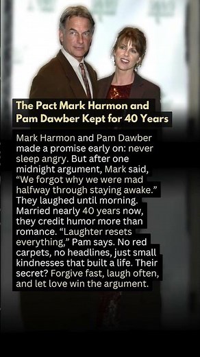 The Pact Mark Harmon and Pam Dawber Kept for 40 Years