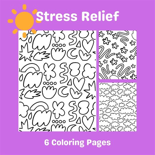 Mom Time Coloring Pages Adult Coloring Book, Stress Relief Pages, Mindfulness Activity (digital Download) - Etsy