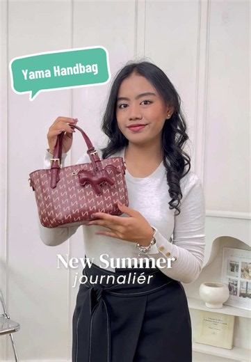 Yama Handbag new arrivals — chic compact bag dengan free bag charm