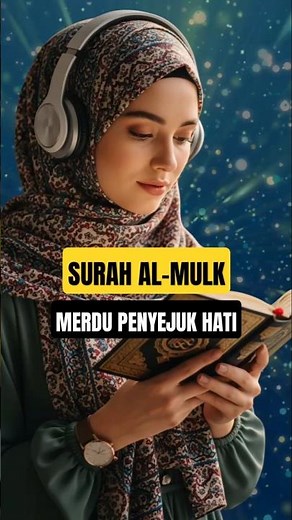 Surah Al Mulk - Heart-Soothing Melodious Murottal #almulk #murottalmerdu #shorts