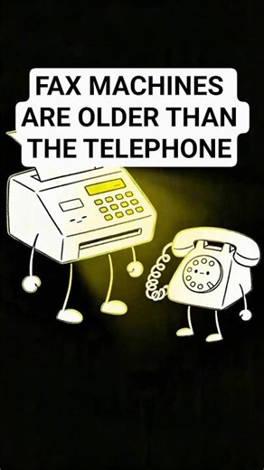 Fax Machines Were Invented Before The Telephone