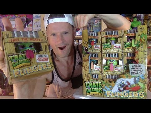 Crate Creatures Surprise Flingers Full Collection Unboxing Review!