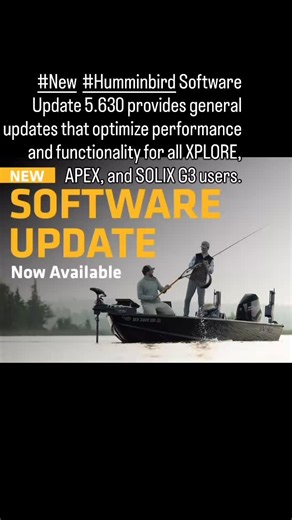 Brian Brosdahl on Instagram: "#New #humminbird Software Update 5.630 provides general updates that optimize performance and functionality for all XPLORE, APEX, and SOLIX G3 users. B👍🎣🥶 #snowday"