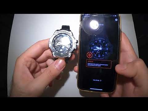 HOW TO PAIR G-SHOCK WATCH WITH SMARTPHONE