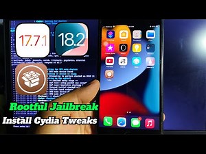 Jailbreak Rootful iOS 18.2/17.7.1 - iOS 15 with Palen1x | Install Cydia Tweaks on iOS 18.2/17.7.1
