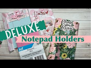 Deluxe Pocket Notepad Holders ✨ Using Dollar Tree Notepads | TUTORIAL