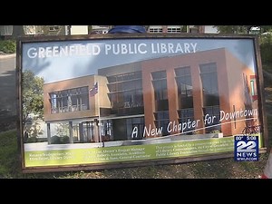 Greenfield unveils sign for new library