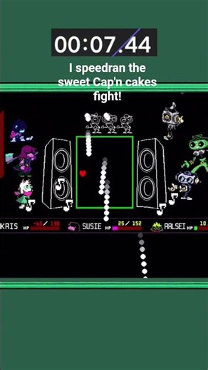 I speedran the sweet cap'n cakes fight! #deltarune #deltarunechapter2#deltarunetomorrow