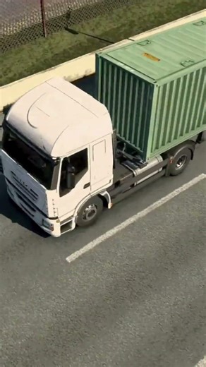 “Perfect Bridge Drive with Wide Angle View 🚛🌉 | ETS2 Shorts” #eurotrucksimulator2 #ets2