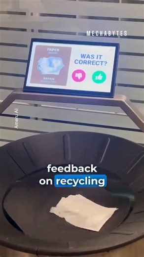 AI for Earth on Instagram: "The Bin That Thinks Before You Toss What if throwing something away was no longer a guessing game? Meet the Ameru Smart Bin — an AI-powered waste sorter that brings intelligence directly to the point of disposal. Using advanced computer vision and machine learning, this system can identify more than 90 types of waste with over 95% accuracy, in real time. At its core is an 8-megapixel camera combined with NVIDIA-powered processing. In seconds, the Smart Bin analyzes an
