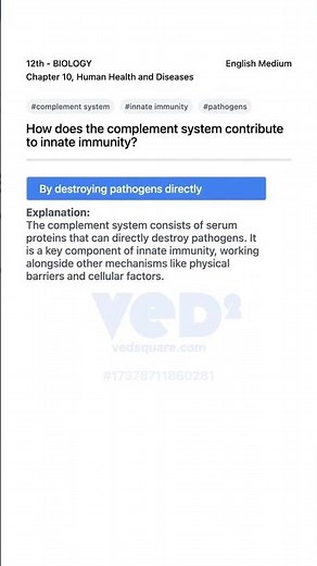 How Complement System Fights Pathogens 12th Biology